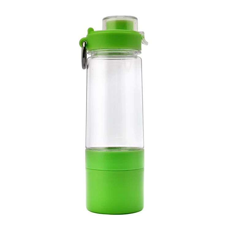 Wholesale hot selling pink lady shaker bottle 14oz portable plastic protein shaker