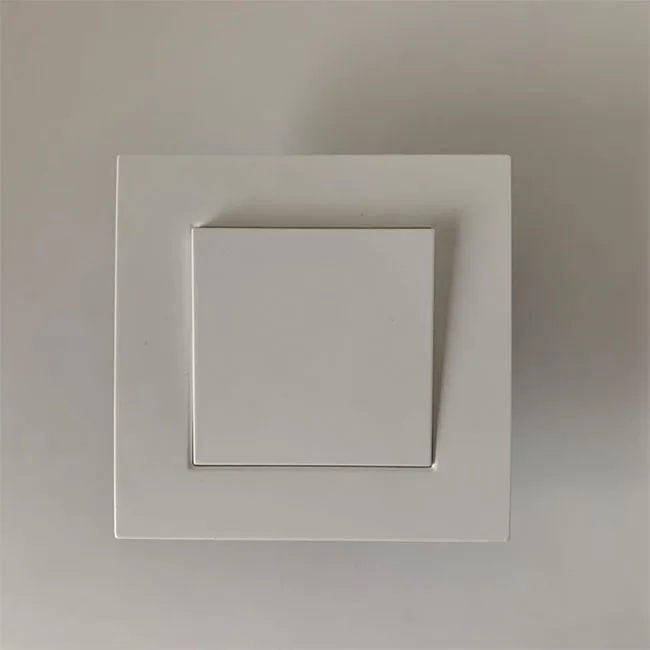  Которая производится в округе Вэньчжоу Производитель стандарт ЕС 1 gang настенный Электрический переключатель банды выключатель