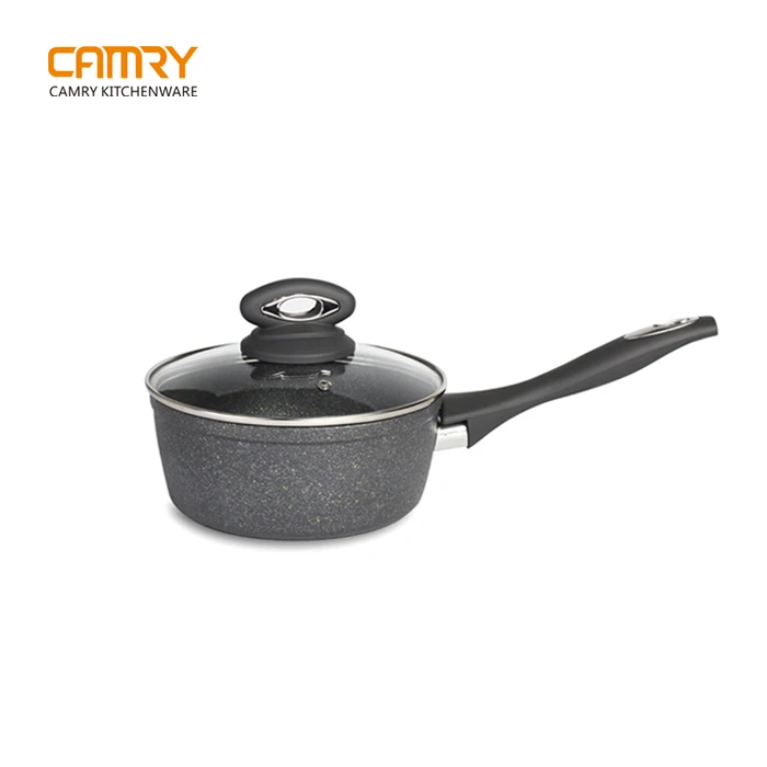 Forged aluminum non-stick milk pot