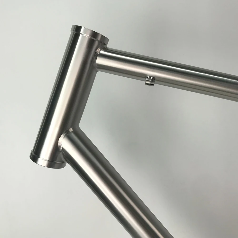 Waltly 700C дороги титана рамка с ободной тормоз с одной скоростью рама для велосипеда