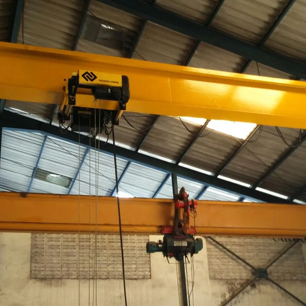 1-5Tons Light Duty HD Type Single Beam Overhead Electric Hoist Bridge Crane For Sale With Best Price