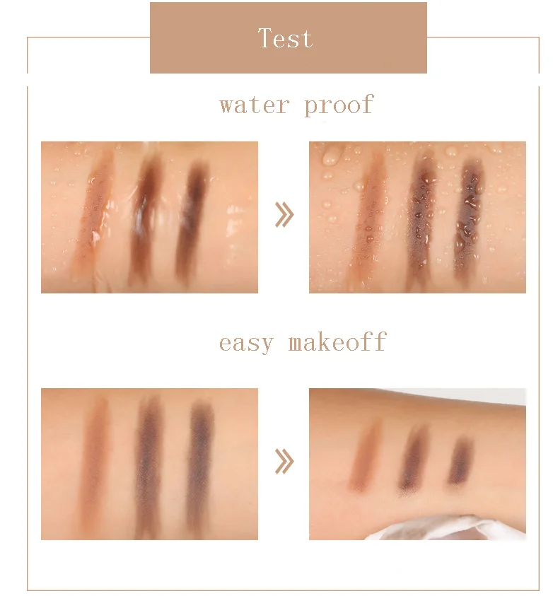 
BCC Top Selling Make Up Cosmetics 3 Color Eyebrow With Eyebrow Powder And Makeup Tool 