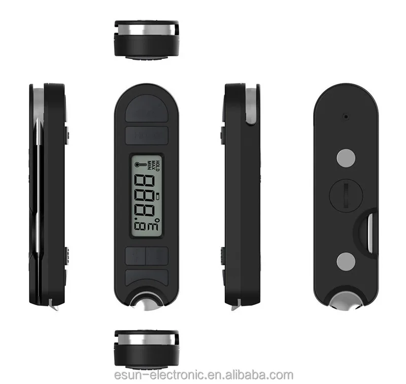 Instant Read Foldable Kitchen Cooking Meat Thermometer Digital Food Cooking Meat Thermometer With Bottle Opener