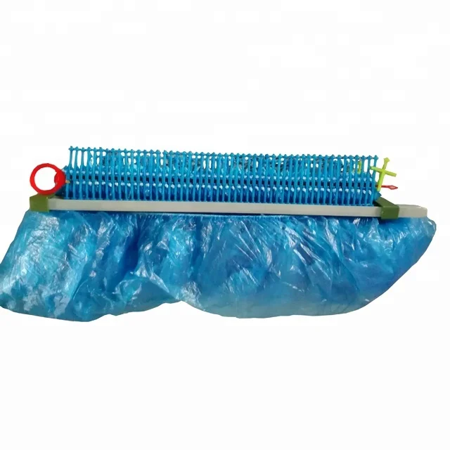 Special plastic shoe covers refills with pole for dispensers