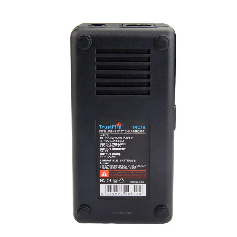 TrustFire TR-019 2A Fast USB Li-ion Battery Charger 32650 26650