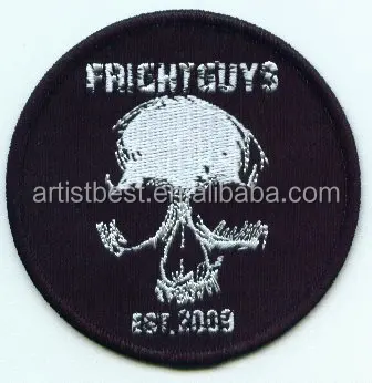 Custom Made Skull Heat Seal T-shirt Emblems Bags patch shoes patch iron on sew on patch for clothing