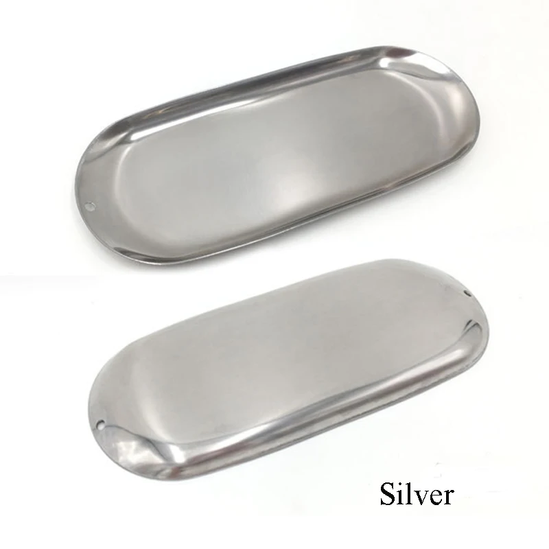 Candle Holder Silver Stainless Steel Tray Holder Match Multicolor Stainless Steel Candle Tray