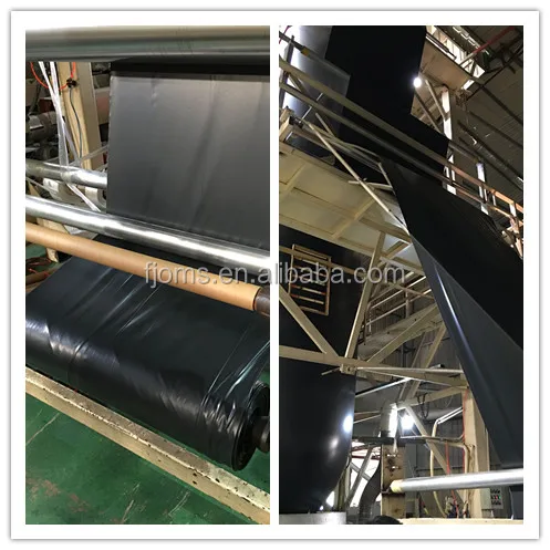 4m x 50m 200um medium impact black polyethylene builders film for construction builders plastic manufacturer
