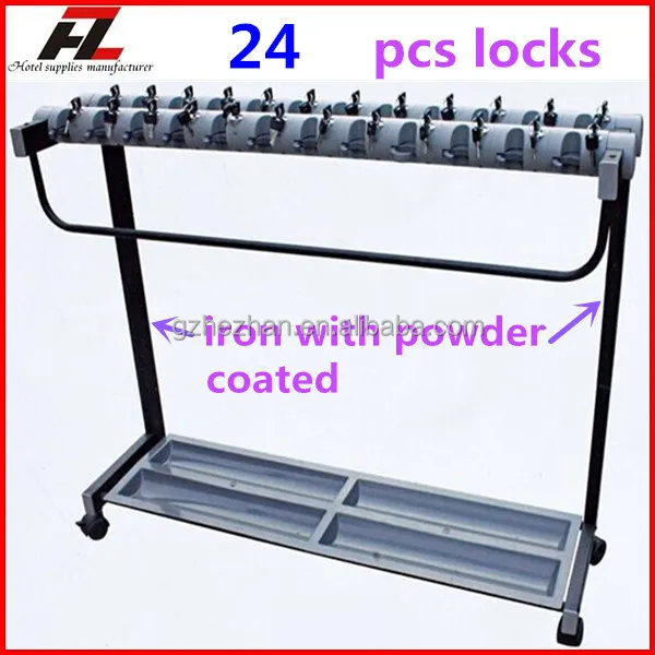 
Shopping mall gold stainless steel umbrella holder with carpet / High quality umbrella holder manufacturer 