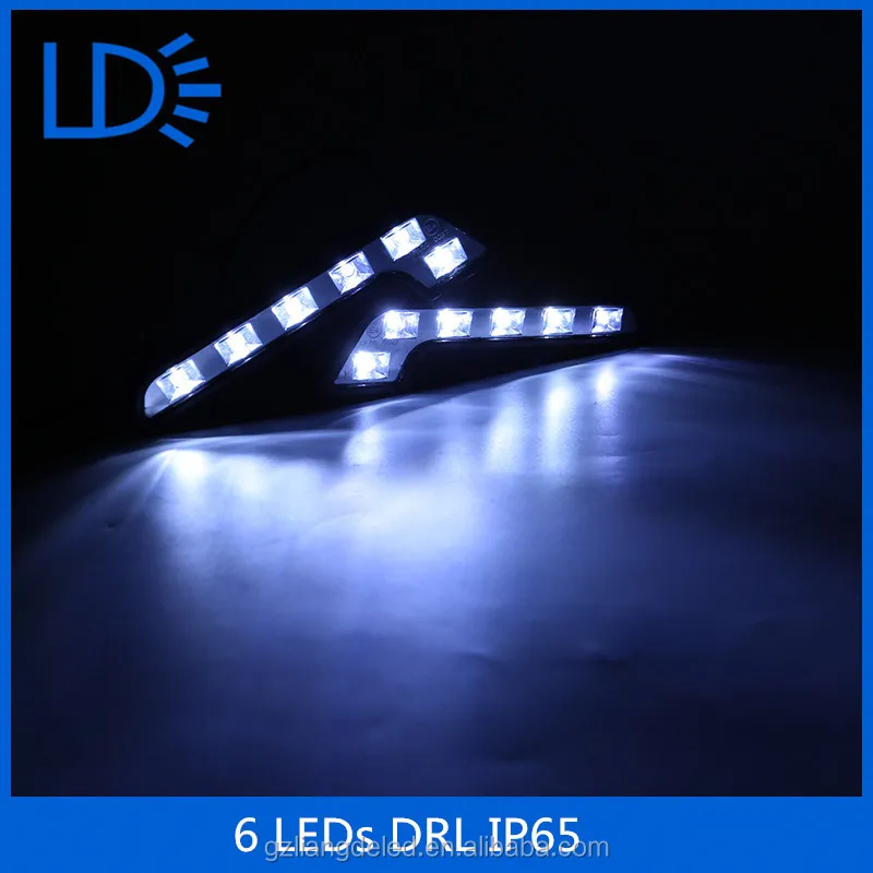 Автомобильные фары L форма Светодиодный Дневной Свет Автомобиля