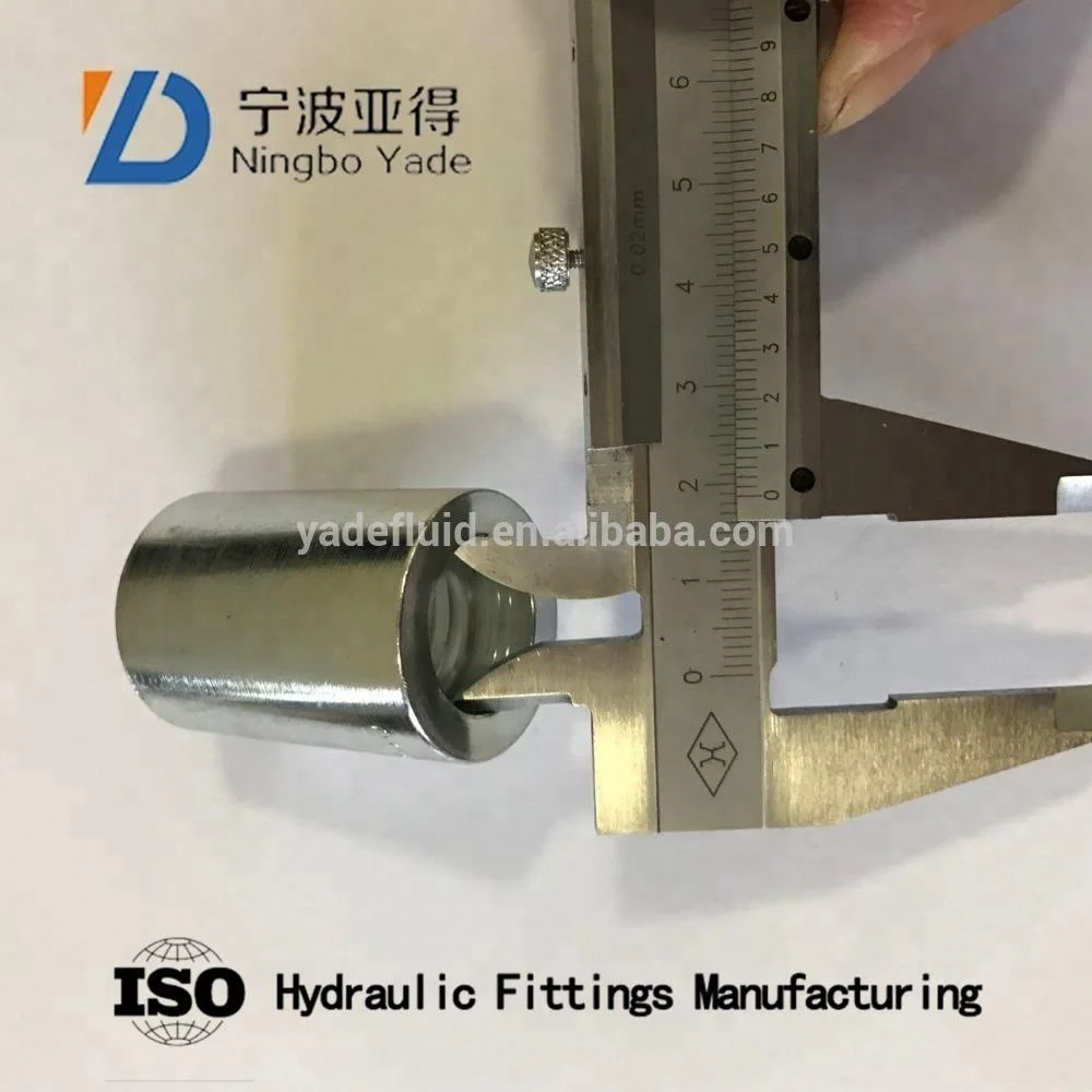 China Supplier Stainless Steel Hydraulic Male Female (00400) Hose Fitting Ferrule