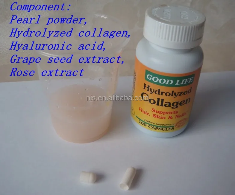 Анти-старения, гидролизованный коллаген капсулы