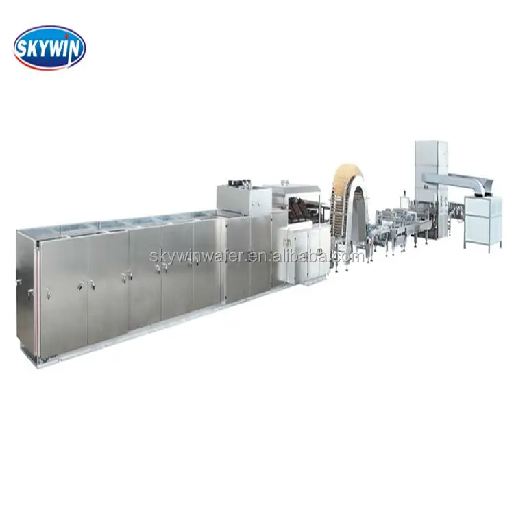 Stainless Steel Baking Oven Type Wafer Biscuit Manufacturing Machine Biscuit