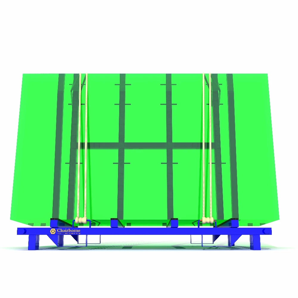 Metal L Frame Custom Transport and Warehouse Storage Racks For Glass Sheet
