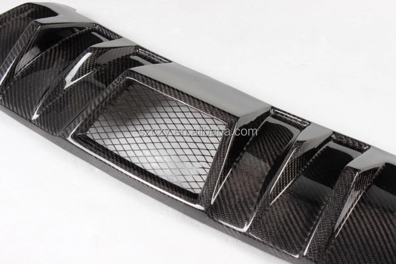 Reiger Стиль Заднего Бампера Положение Углеродного Волокна W204 Задний Диффузор для M ercedes B enz W204 C63