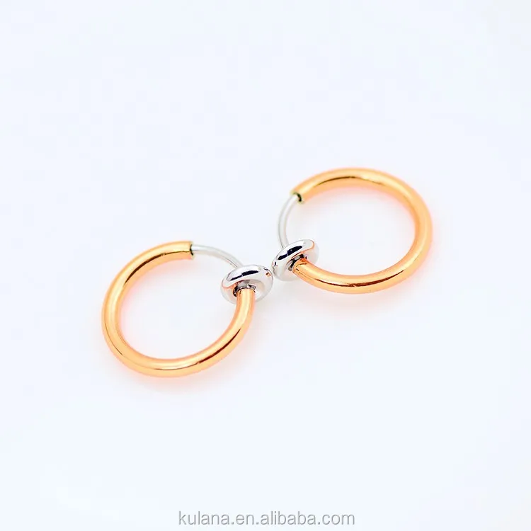 15 mm Wide Spring Fake Septum Jewelry Vibrating Nipple Piercing Jewelry