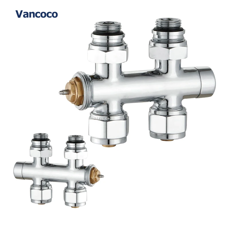 Vancoco IV126 thermostatic trv radiator H valve brass for radiator