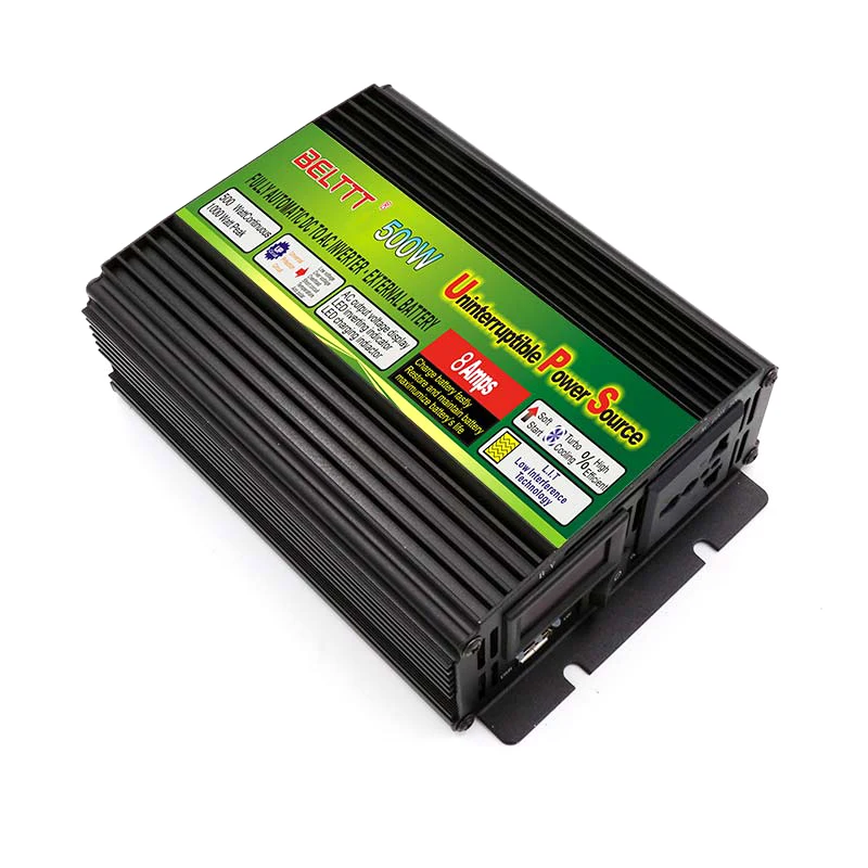 500 Watts UPS Solar Inverter 110V/220V 50Hz/60Hz with built in charger