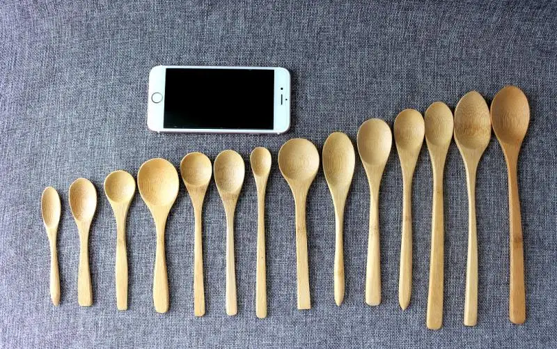 20cm bamboo scoop small spoon for rice serving