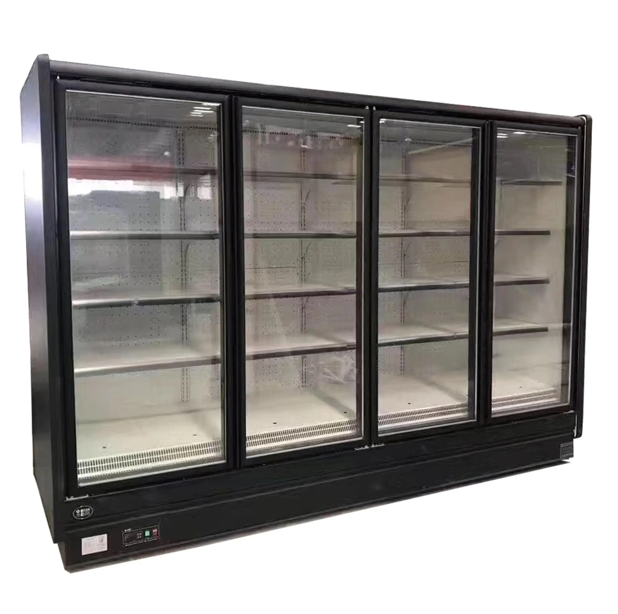 Антипот Low-e стеклянная дверь для вертикального супермаркета глубокая морозильная камера