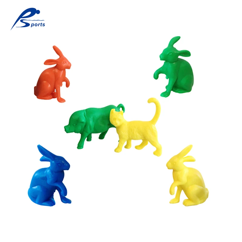 
Preschool Play Games 192pcs Plastic Animal Group Toy Animals Shape Counting Set Schools Teaching Aids 