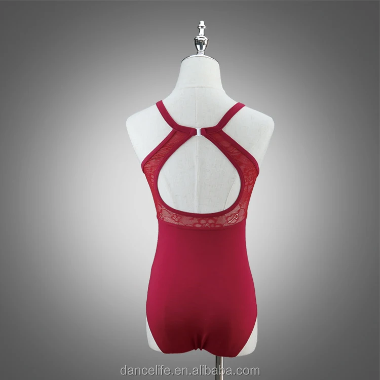 Kids Soft Comfortable lace Splice Ballet Leotard Jumpsuit Girls Sleeveless Dance Bodysuit Gymnastics Leotards