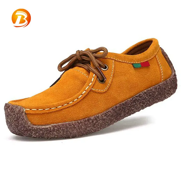 Fashion casual leather flat soft bottom new style loafer shoes men