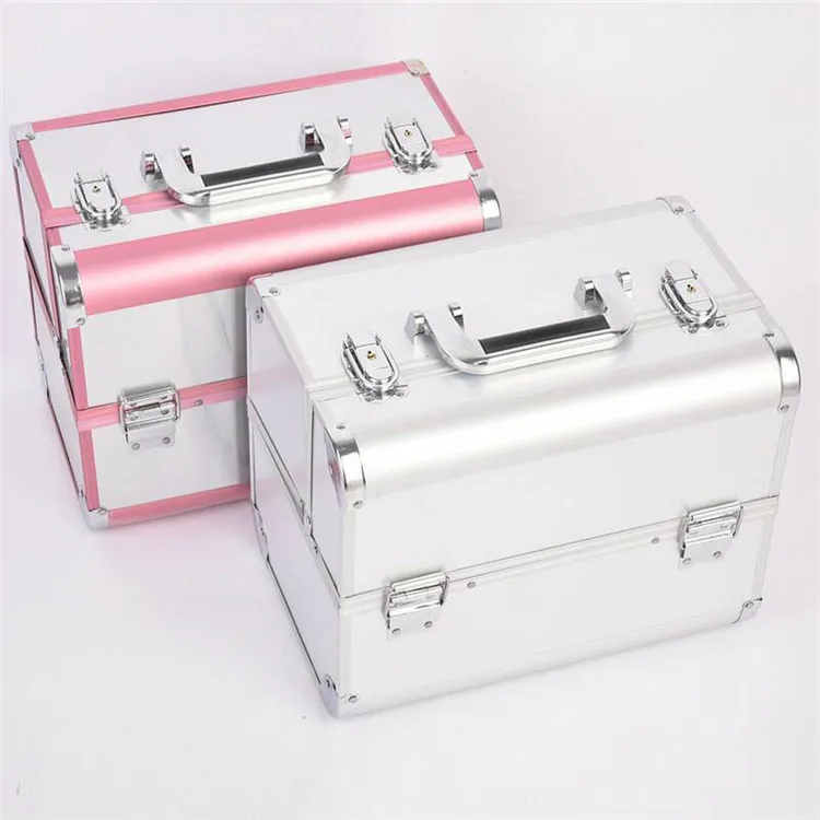 Luxury Professional Aluminium Beauty Cosmetics & Makeup Train Case