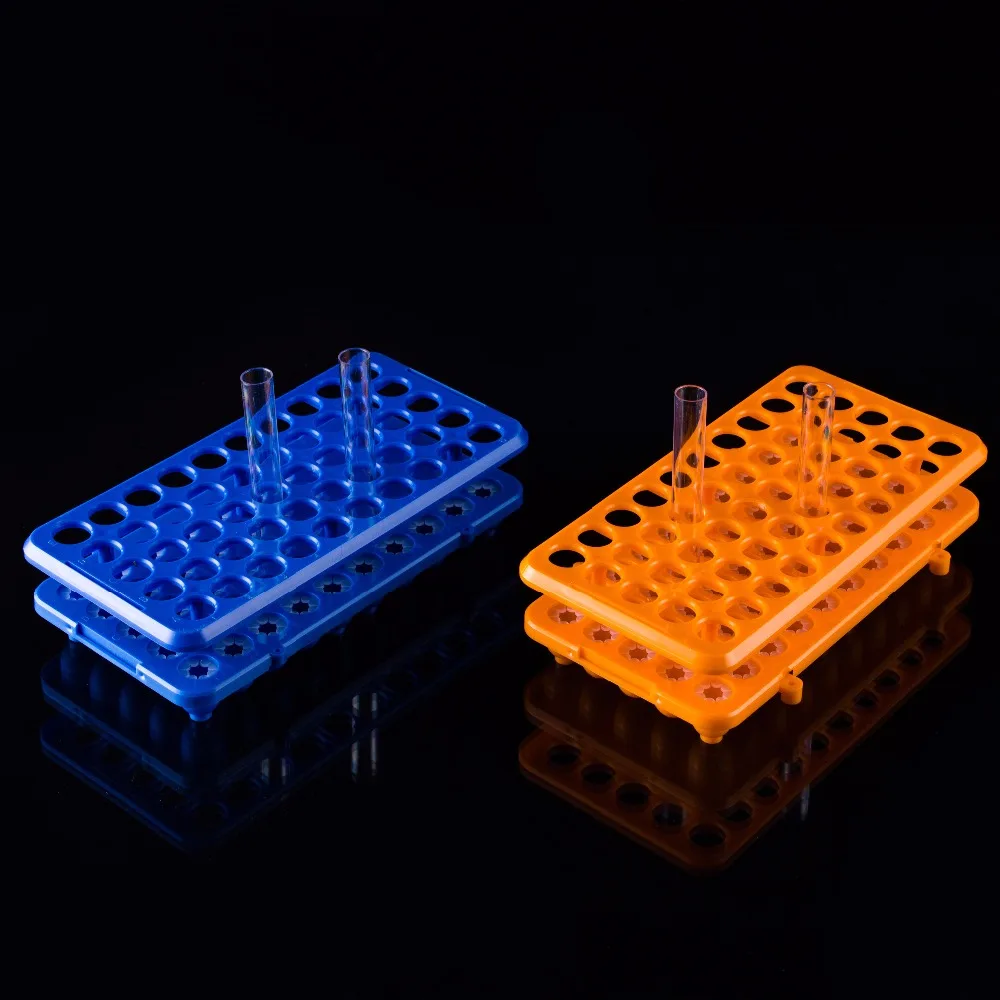 High Quality PP Or Abs Materials Plastic Test Pcr Tube Rack Holder Of 40 Holes