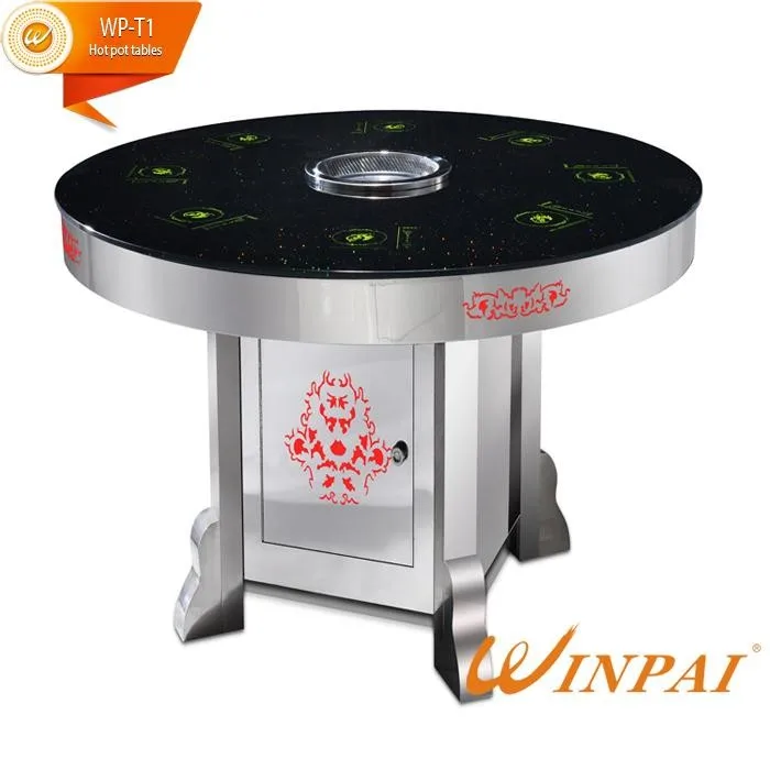 
Wooden Frame Marble Table Top Restaurant Table and Dining Table Set 