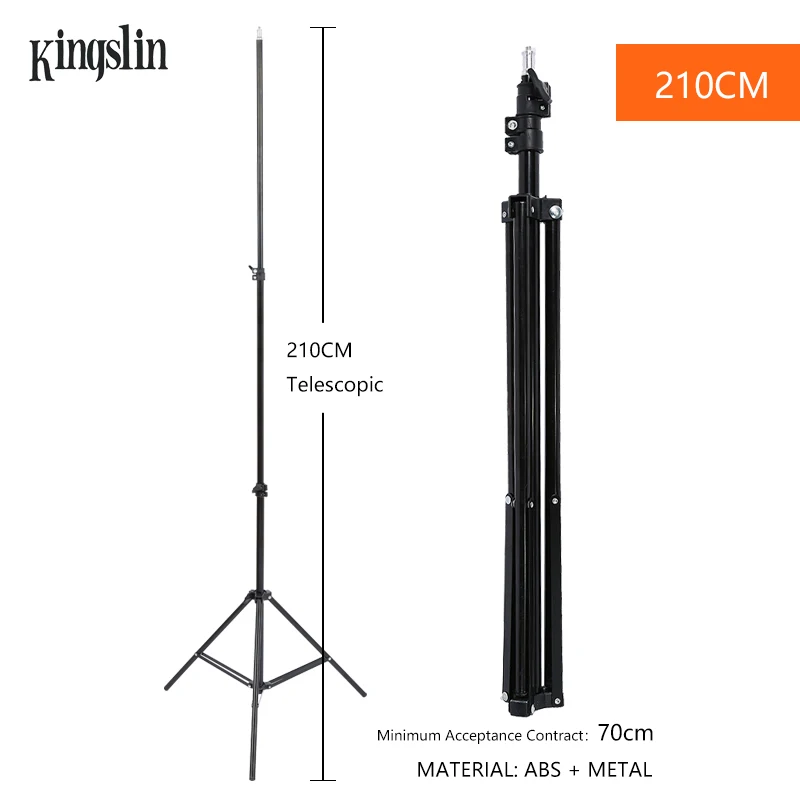 
2.1 M Photography Photo Studio Light Stand Soft Box Tripod light stand 