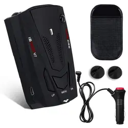 V7 Radar Detector Voice Alert & Car Speed Alarm System with 360 Degree Detection