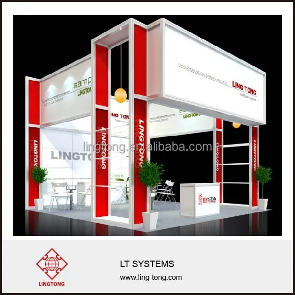 customized exhibition stand for display with 0ctanorm system