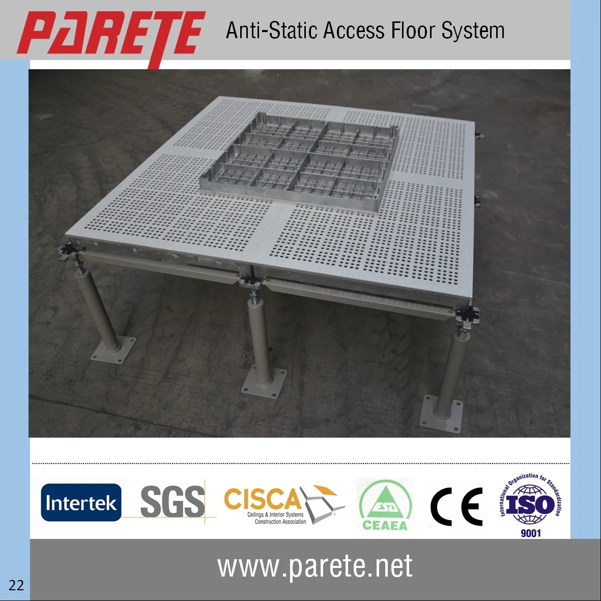 computer room laboratory Light aluminium flooring raised access floor