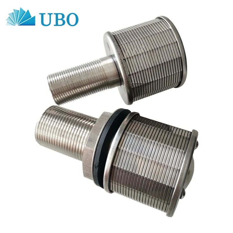 High Quality SS Water And Gas Filter Johnson Slotted Strainer Nozzle Screen