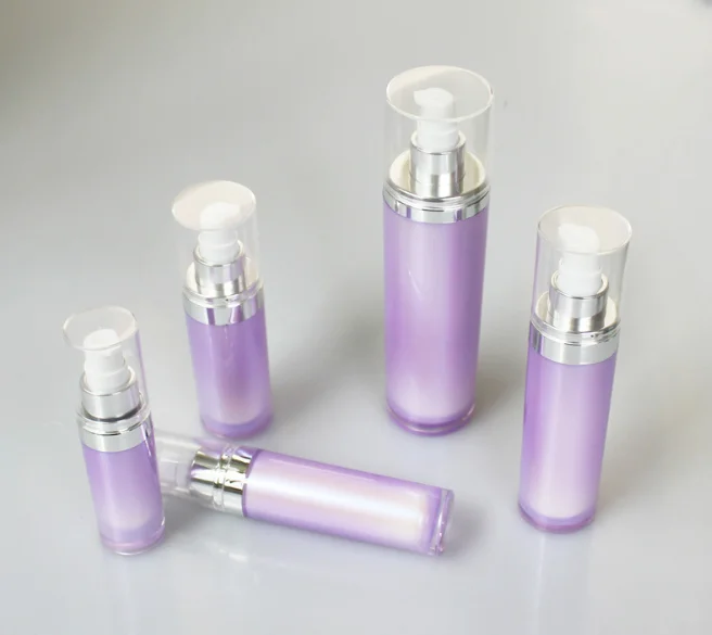Acrylic Cosmetic Airless Dispenser Pump Bottle 50 ml For Eye Cream