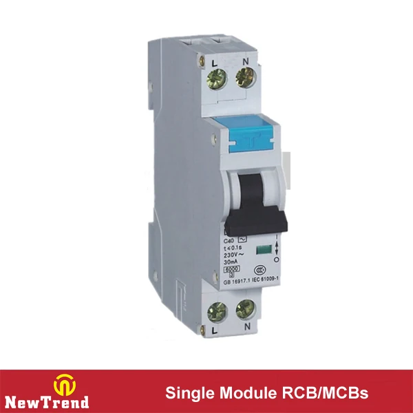 Автоматический выключатель остаточного тока RCCB экономия пространства 6 А 10 16 20 25 32 30 мА ка ширина 18 мм один модуль DPN