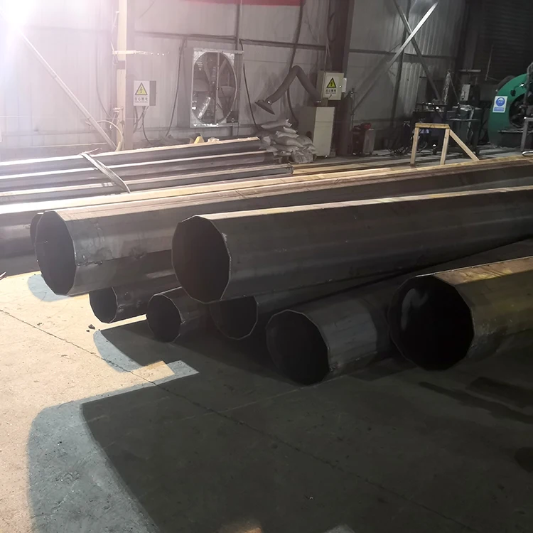 Nice price galvanized stainless steel street light pole