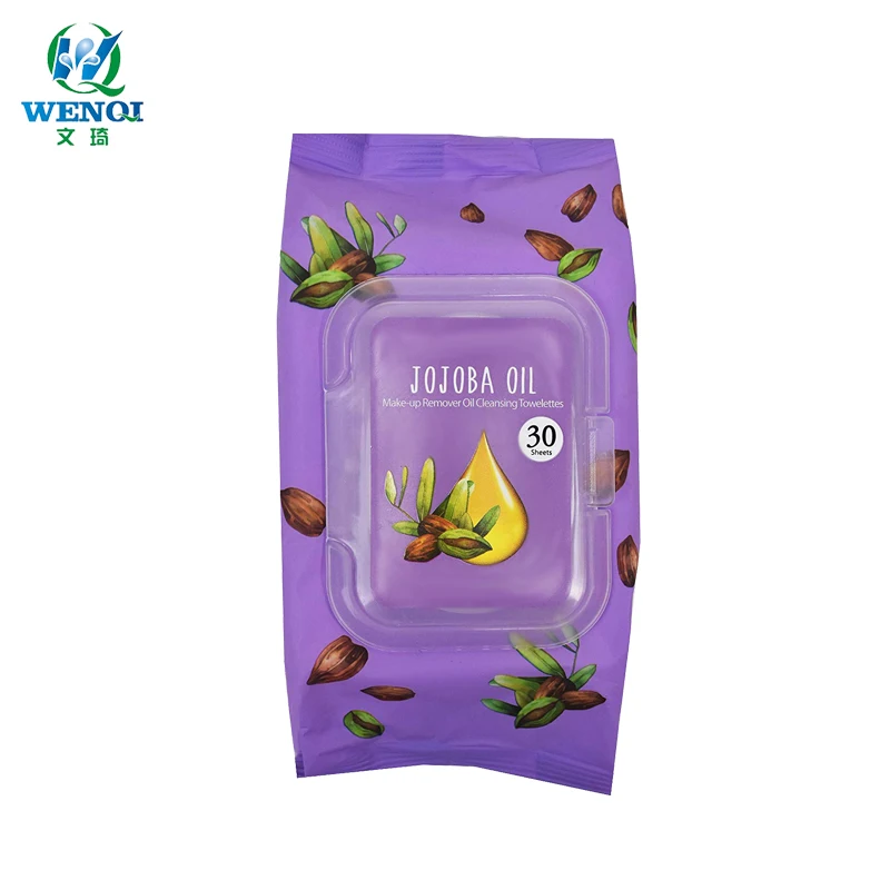 Make-up remover coconut oil cleansing towelettes