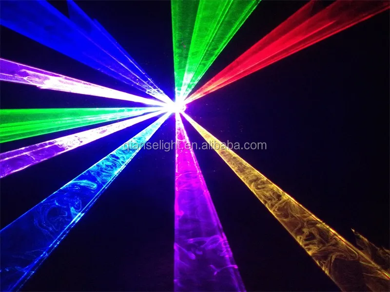 CE RoHs high power 4W RGB laser light animation/ Green laser