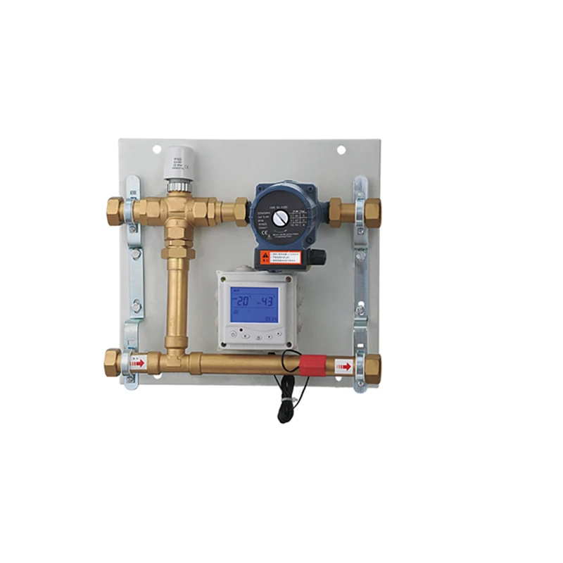 Underfloor Heating Water Manifold Pump mixing valve unit