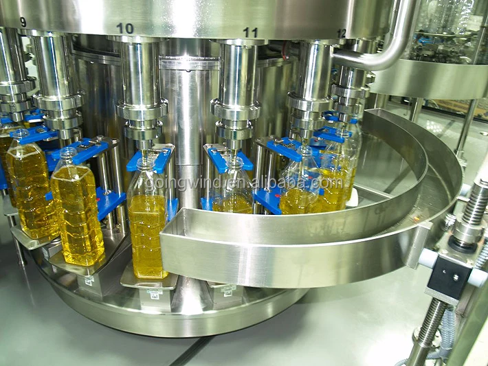 Automatic cooking oil bottling machine auto edible oil filling and sealing machine packing line cheap price for sale