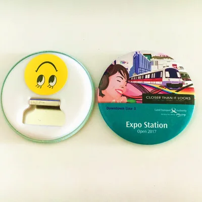 Promotional gift custom made pattern Fridge Magnet beer Bottle Opener