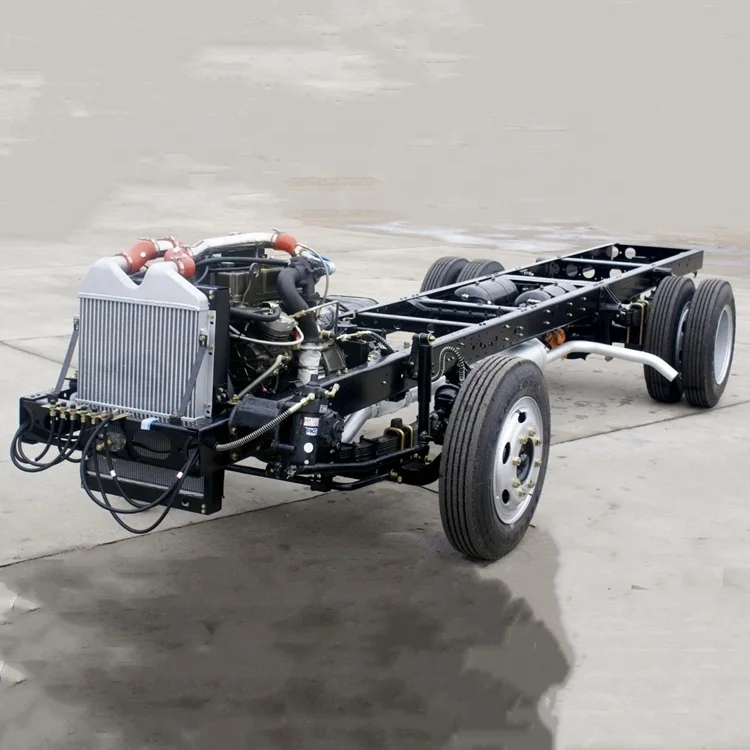 Dongfeng new bus chassis for sale 6.6m bus chassis