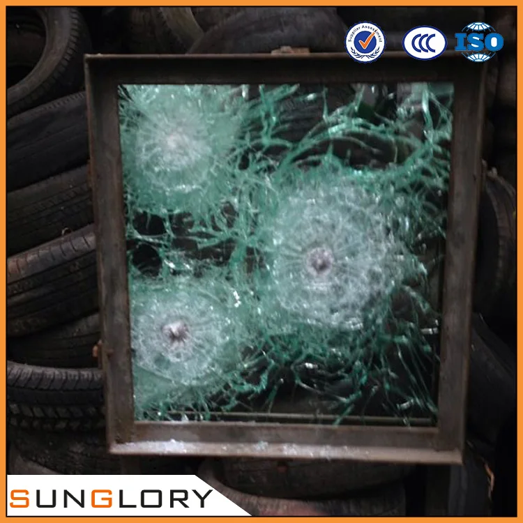 20 mm glass , 20mm 30mm 40mm Bulletproof Laminated Glass