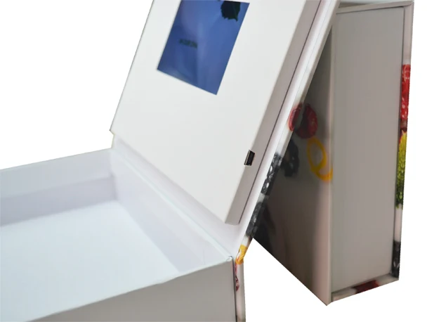 Factory hot sale 7 inch video box Lcd Card with usb wedding invitation