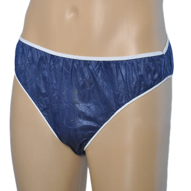 Plastic single use men women disposable underwear made in China
