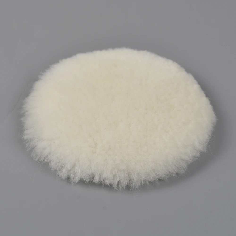 Chinese Factory Supply Lambskin Polishing Pad Lambs Wool Buffing Pad for car and furniture