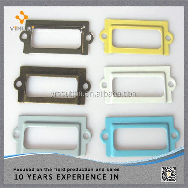 Colorful metal label holder made in China