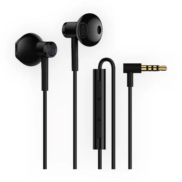 
Best Cheap Wired Mi Earphones Dual Driver Earphones Headphones Connection Length 1.25m Plug Type 3.5mm 